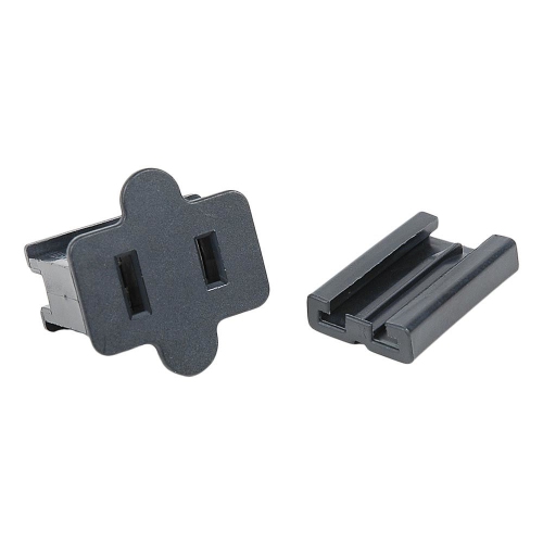 NOVELTY LIGHTS LLC  Novelty Lights Spt-1 Male And Female Plug, Snap On Vampire Plugs, Black, Polarized, 8 Amp