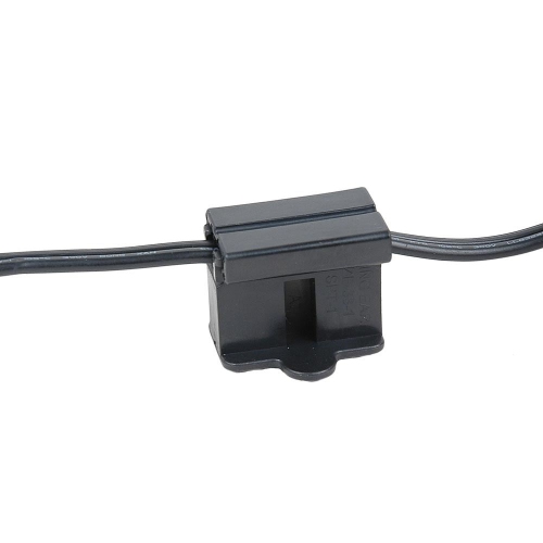 Novelty Lights SPT-1 Male and Female Plug, Snap On Vampire Plugs, Black, Polarized, 8 AMP