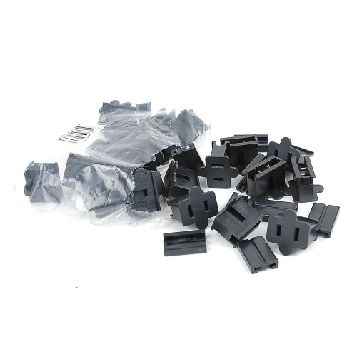 Novelty Lights SPT-1 Male and Female Plug, Snap On Vampire Plugs, Black, Polarized, 8 AMP