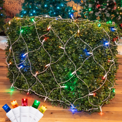 NOVELTY LIGHTS LLC  Novelty Lights 4X6 Net Lights, 100 Leds \w 4 Inch Spacing, 5MM Wide Angle Bulbs, Connectable End to End, Outdoor Weather Resistant