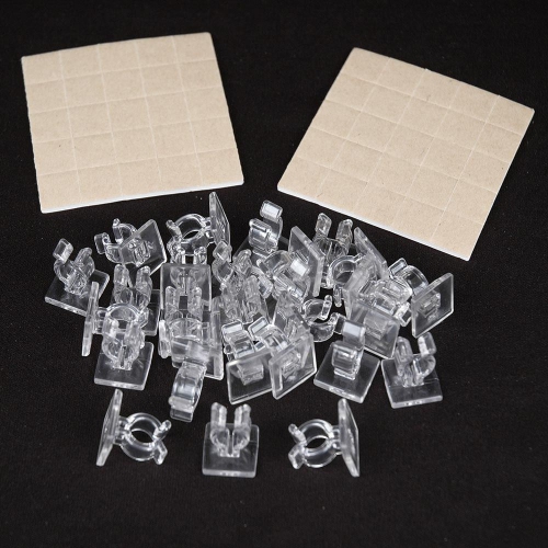 Novelty Lights 39095 Mini Light Adhesive Christmas Light Clip, 100 Pack