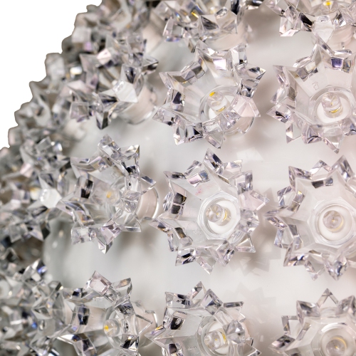 Novelty Lights LED Starlight Sphere, Ornament Ball Light, 5ft Hanging Cord with S Hook, 12ft Power Cord with Stackable Plug, Commercial Grade