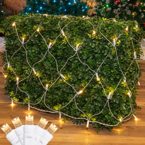 NOVELTY LIGHTS LLC  Novelty Lights 4X6 Net Lights, 100 Leds \w 4 Inch Spacing, 5MM Wide Angle Bulbs, Connectable End to End, Outdoor Weather Resistant