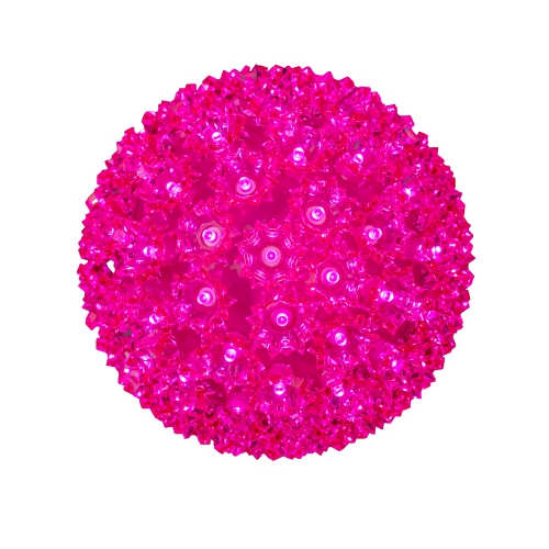 NOVELTY LIGHTS LLC  Novelty Lights Led Starlight Sphere, Ornament Ball Light, 5Ft Hanging Cord \w S Hook, 12Ft Power Cord \w Stackable Plug