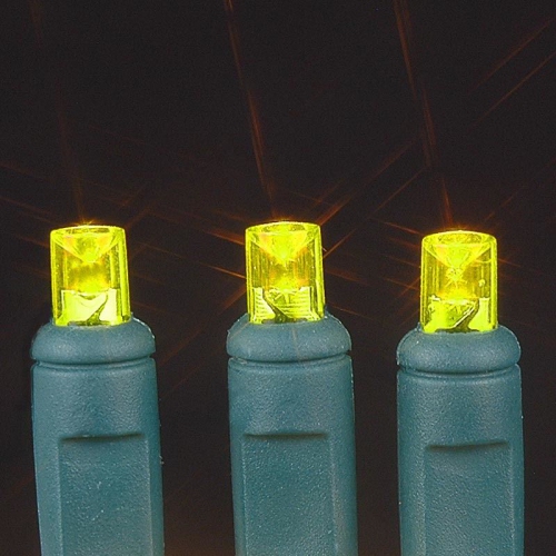 Novelty Lights Battery Operated LED Mini Lights 18 Feet, 50 Count Fairy Lights on Green Wire, On/Off & Timer Modes, Indoor/Outdoor Use, 3x D-Cell