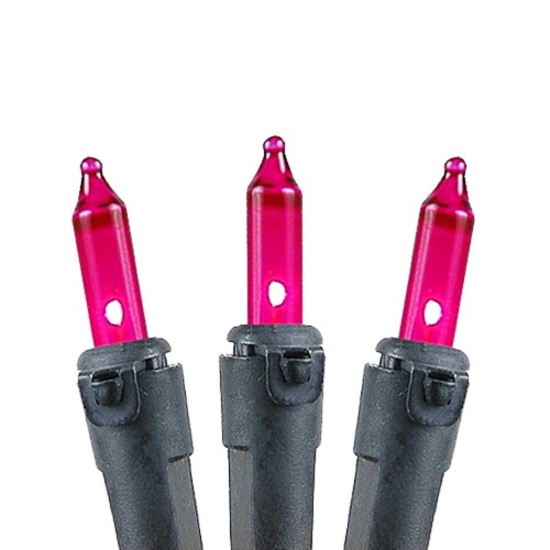 Novelty Lights 8.5 Feet 20 Bulb Mini Light String on Black Wire, Non-Connectable Incandescent Fairy Lights for Bottles and Crafts, 4" Bulb Spacing,