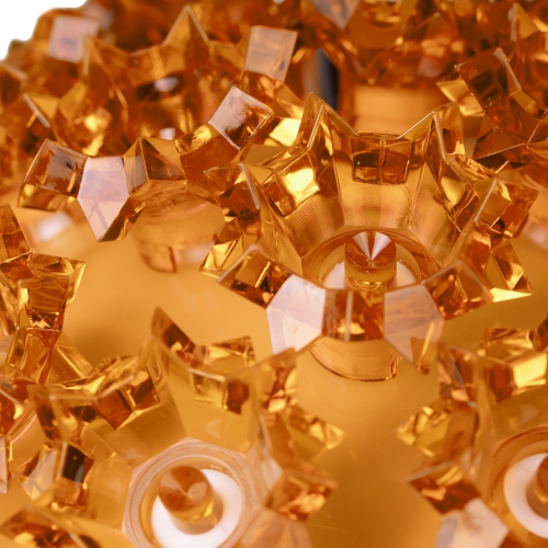 Lumières de fantaisie : sphère étoile LED, lampe à boule décorative, cordon de suspension 5 pi avec crochet en S, cordon d'alimentation