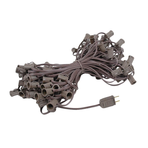 G30 Patio String Lights with 125 Clear Globe Bulbs – Outdoor String Lights – Market Bistro Café Hanging String Lights – Patio Garden Umbrella Globe