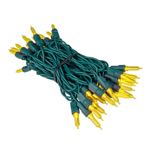 NOVELTY LIGHTS LLC  Novelty Lights Vintage Style T5 Led Christmas Lights, 11.5 Feet Wire String Of 35 Mini Bulbs, Ul Listed Indoor/outdoor Tree