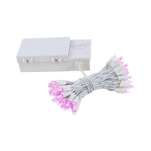 NOVELTY LIGHTS LLC  Novelty Lights Battery Operated Led Mini Lights 18 Feet, 50 Count Fairy Lights On Wire, On/off & Timer Modes, Indoor/outdoor Use
