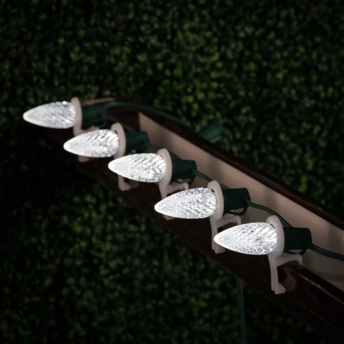 Lumières de fantaisie ampoules à DEL à facettes Ultra Bright 25PK C7 ampoules de rechange pour lumières de Noël d'extérieur ampoules à DEL, ampoules