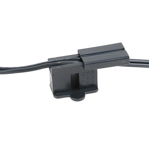 Novelty Lights SPT-2 Male and Female Plug, Snap On Vampire Plugs, Black, Polarized, 10 Amp