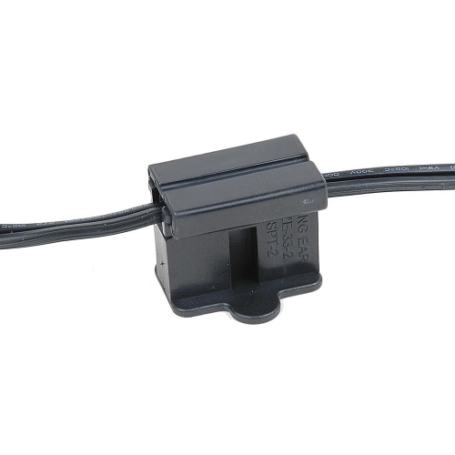 Novelty Lights SPT-2 Male and Female Plug, Snap On Vampire Plugs, Black, Polarized, 10 Amp