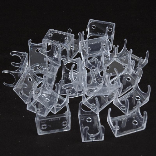 Novelty Lights 39006 C-Clip Christmas Light Clip, C7/C9 Base, Flat Surface Facia Mount, 25 Pack