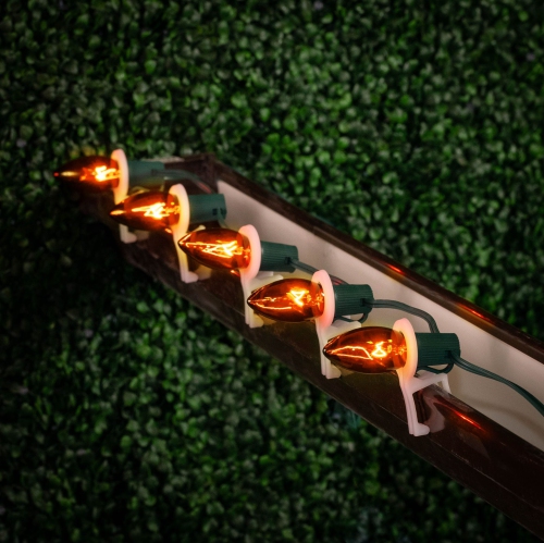 C9 Christmas String Light Set - Outdoor Christmas Light String - Hanging Christmas Lights - Roofline Light String - Outdoor Patio String Lights -