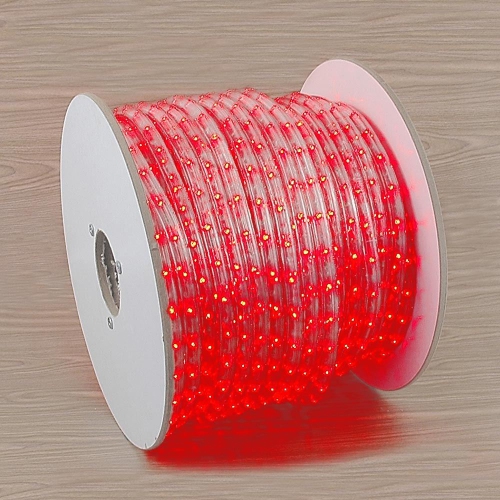 NOVELTY LIGHTS LLC  Novelty Lights Rl-Led-Sp Rope Light Spool, Red, 150', Custom Cuttable, 1/2" Diameter, 120 Volt