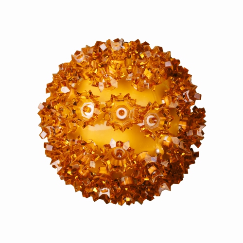 Novelty Lights LED Starlight Sphere, Ornament Ball Light, 5ft Hanging Cord with S Hook, 12ft Power Cord with Stackable Plug, Commercial Grade