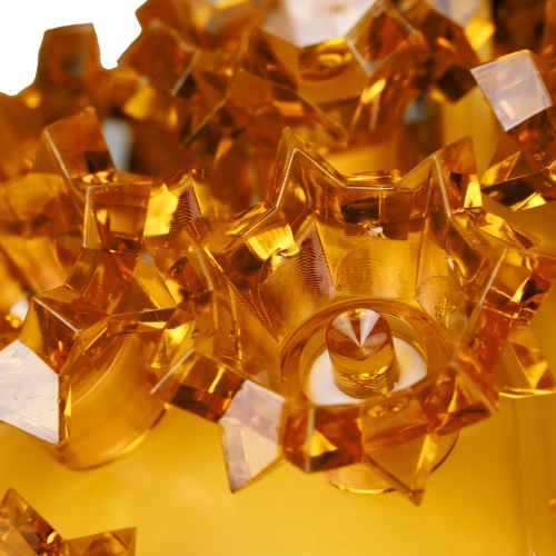 Novelty Lights LED Starlight Sphere, Ornament Ball Light, 5ft Hanging Cord with S Hook, 12ft Power Cord with Stackable Plug, Commercial Grade