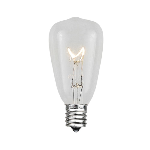 NOVELTY LIGHTS LLC  Novelty Lights 25 Pack G50 Outdoor Patio Globe Replacement Bulbs, E17/c9 Intermediate Base, 7 Watt