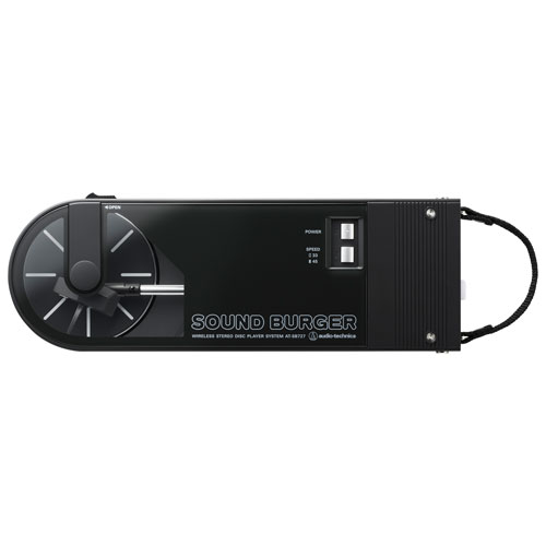 Audio-Technica AT-SB727 Sound Burger Portable Bluetooth Turntable- Black