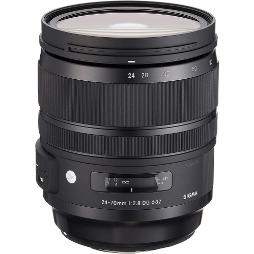 Sigma 24-70mm f/2.8 DG OS HSM Art Lens for Canon EF - Essential UV Bundle