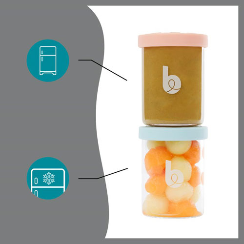 Bol de conservation en verre Isy de Babymoov - Ensemble de 9