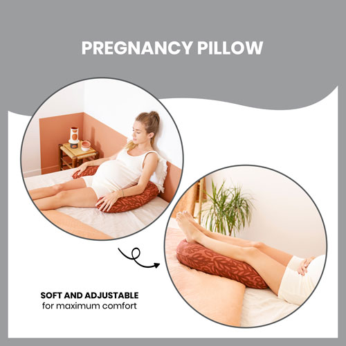Babymoov B.Love 2-in-1 Maternity & Nursing Pillow - Terracotta