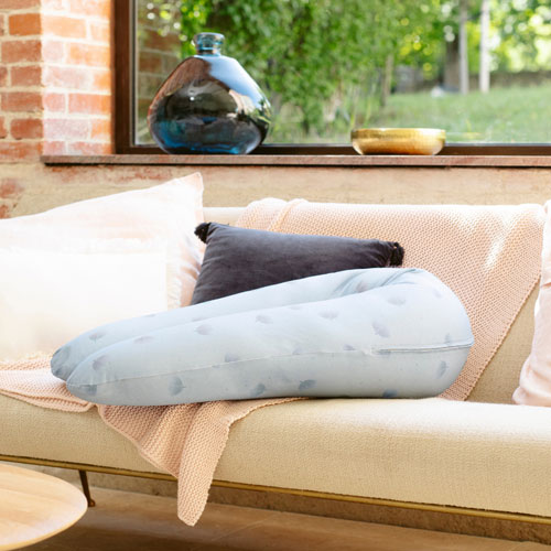 Coussin de maternité B.Love en forme de U de Babymoov - Bleu