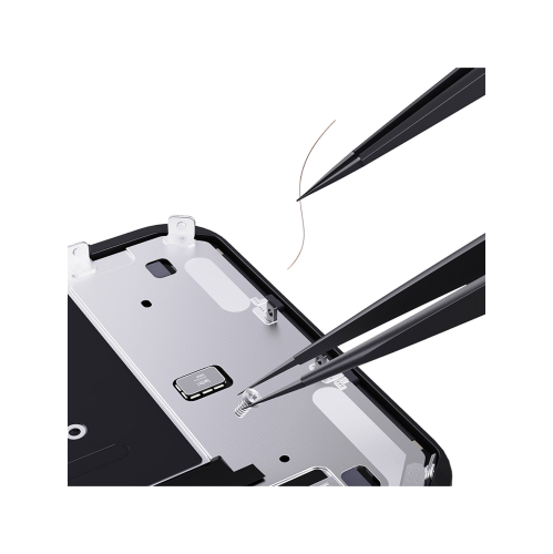 Replacement iNeeZy Handmade Non-Magnetic Stainless Tweezers (Black - Wide)