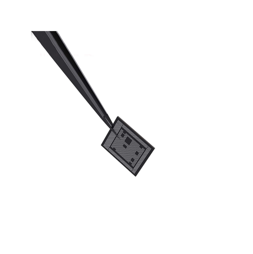 Replacement iNeeZy Handmade Non-Magnetic Stainless Tweezers (Black - Wide)