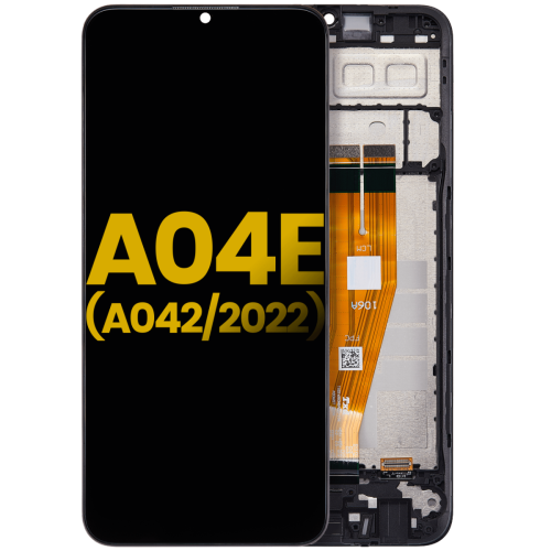 LCD Assembly With Frame Compatible For Samsung Galaxy A04E (A042 / 2022) (All Colors) by ESOURCE PARTS - Refurbished condition - Image 2