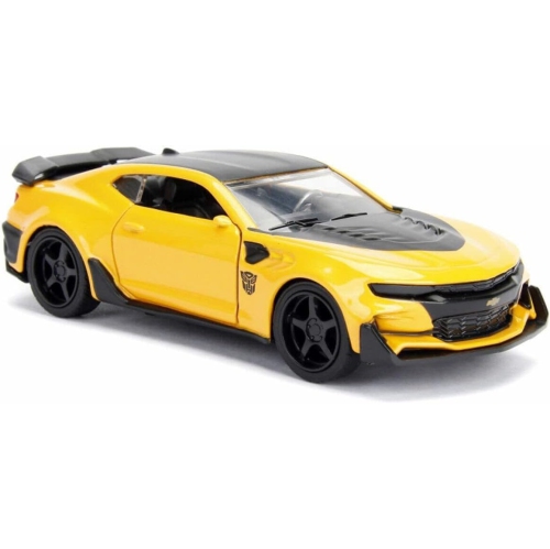 Jada 2016 Chevrolet Camaro Bumblebee Yellow From Transformers 5 Movie 1/32 Diecast Model Car