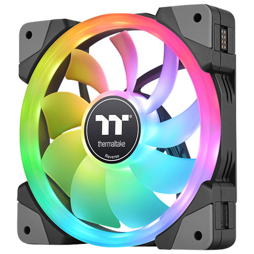 Thermaltake Swafan EX12 RGB 120 mm PC Case Fan - Black