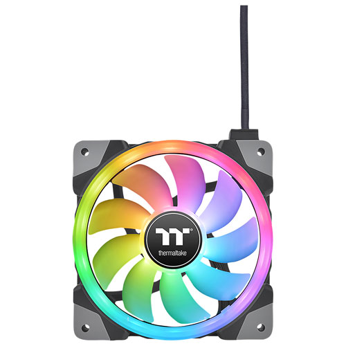 Thermaltake Swafan EX12 RGB 120 mm PC Case Fan - Black
