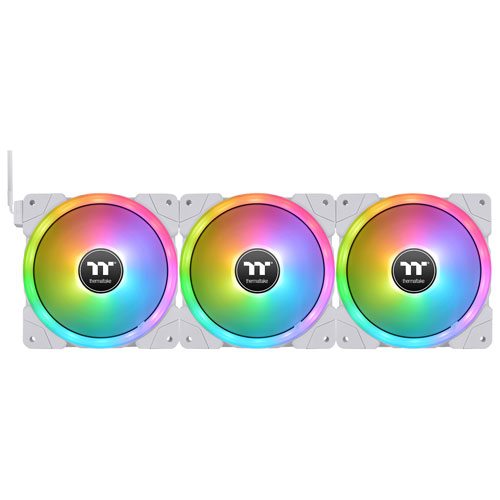 Thermaltake Swafan EX12 RGB 120 mm PC Case Fan - White