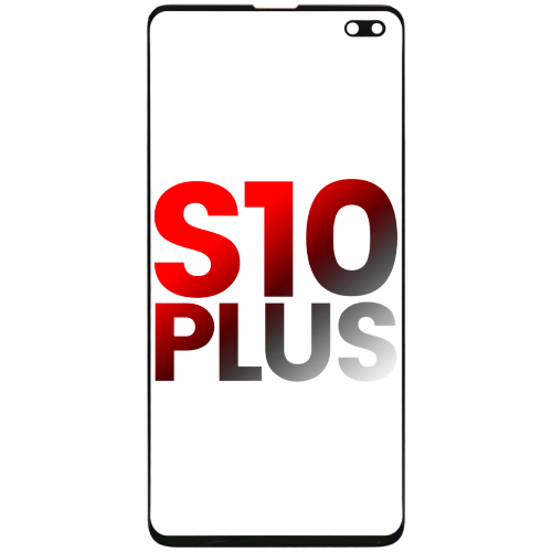 Replacement Front Glass With OCA Pre-Installed Compatible For Samsung Galaxy S10 Plus