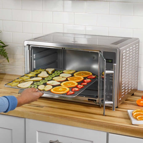 Oster Four grille-pain numérique à porte à battant avec friteuse à air  chaud