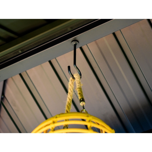 Cadre en aluminium pour abri de jardin Yosemite, fini bois, 10 x 12 po