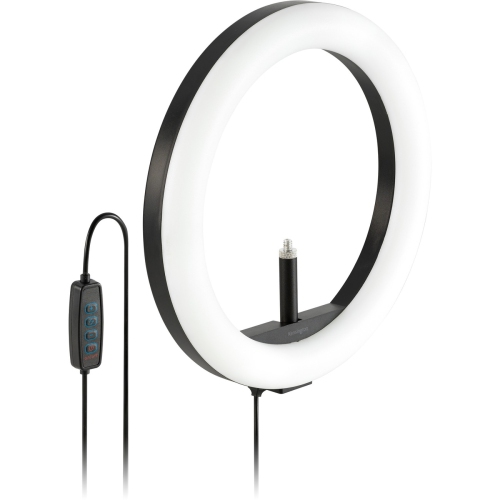 Kensington L1000 Bicolor Ring Light with Webcam Mount - Black
