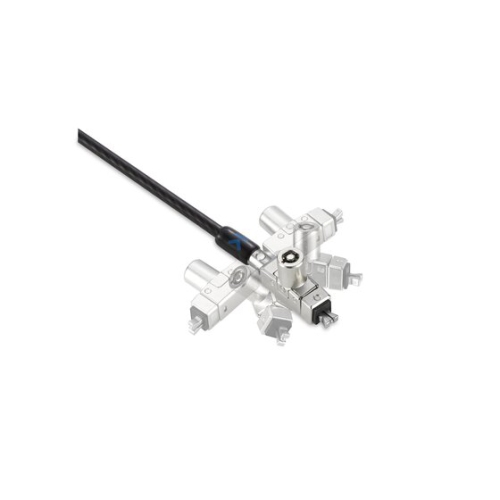 Kensington N17 2.0 Keyed Laptop Lock for Wedge-Shaped Slots - Silver