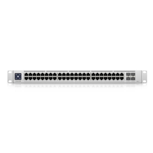 UBIQUITI  Unifi 48-Port Enterprise Switch With 48 2.5 Rj45 Ports And 4 10GB Sfp+ Ports - Rackmountable - In Grey