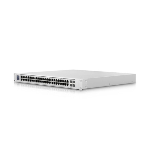 Ubiquiti UniFi 48-port Enterprise Switch with 48 2.5 RJ45 Ports and 4 10Gb SFP+ Ports - Rackmountable - Grey