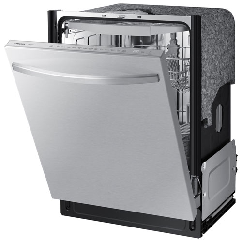 Lave-vaisselle encastrable 24 po 46 dB avec troisième panier de Samsung - Inox