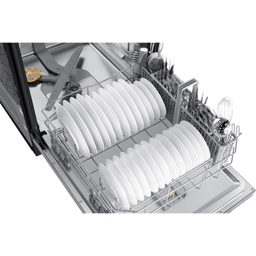 Lave-vaisselle encastrable 24 po 46 dB avec troisième panier de Samsung - Inox