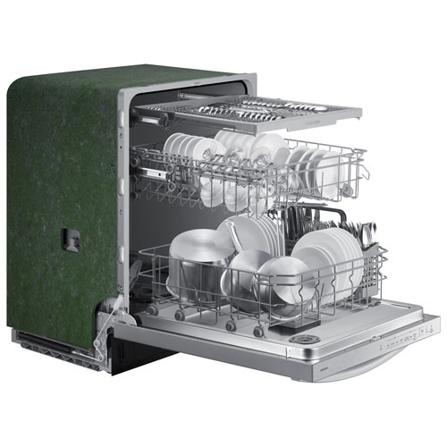 Lave-vaisselle encastrable 24 po 51 dB avec troisième panier de Samsung - Inox