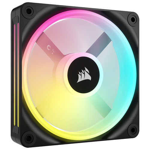 Corsair iCUE Link QX120 RGB 120mm PWM Triple Fans Starter Kit - Black