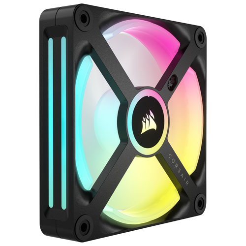 Corsair iCUE Link QX120 RGB 120mm PWM Triple Fans Starter Kit - Black