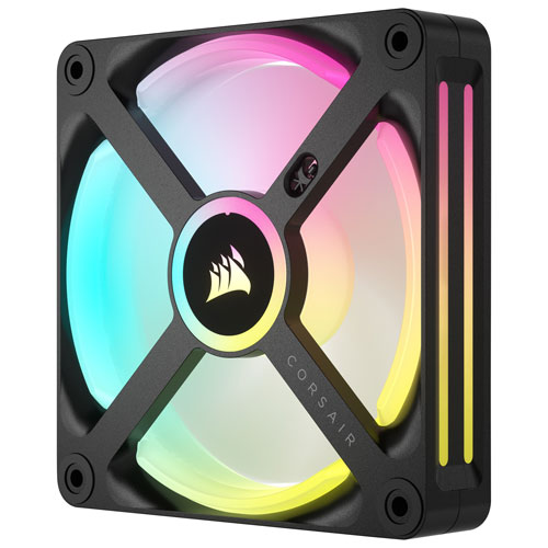 Corsair iCUE Link QX120 RGB 120mm PWM Triple Fans Starter Kit - Black