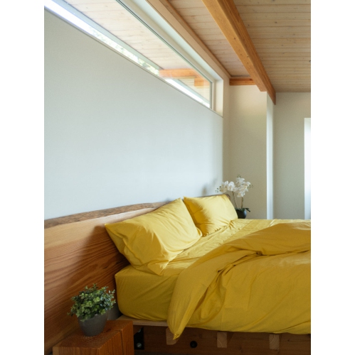 Ensemble de draps en percale - coton bio certifié Fairtrade et GOTS