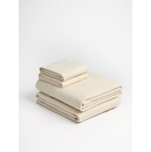 Flannel Bed Sheet Set - Certified Fairtrade and GOTS Organic Cotton